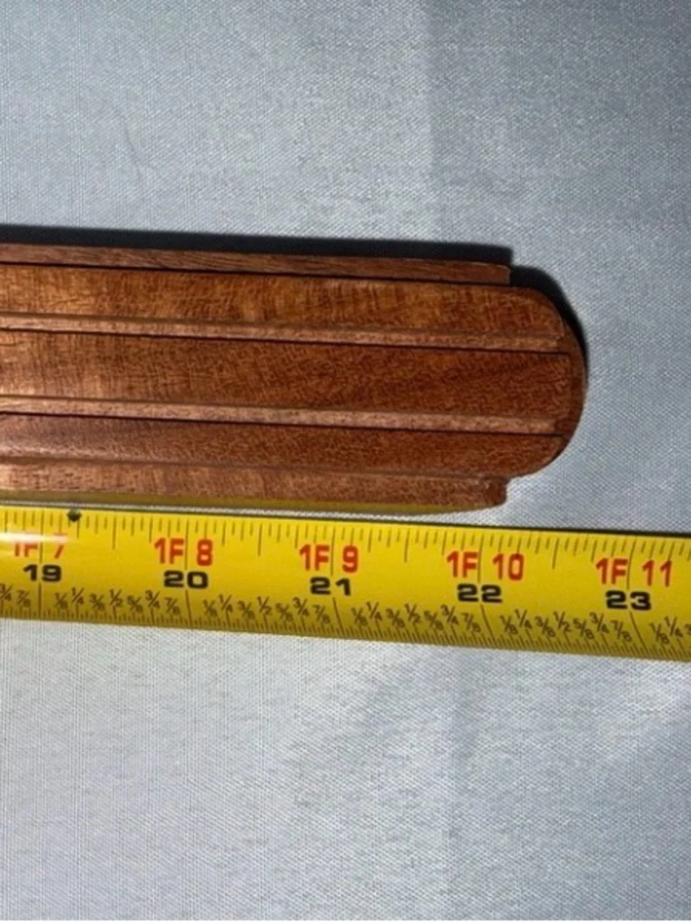 Hearth & Hand Wood Card Display Shelf- Natural Brown